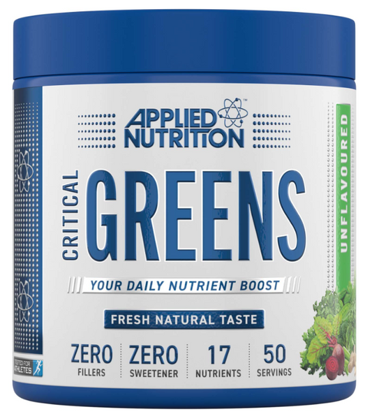 Applied Nutrition Critical Greens, Unflavored, 17 super-greens ingredients