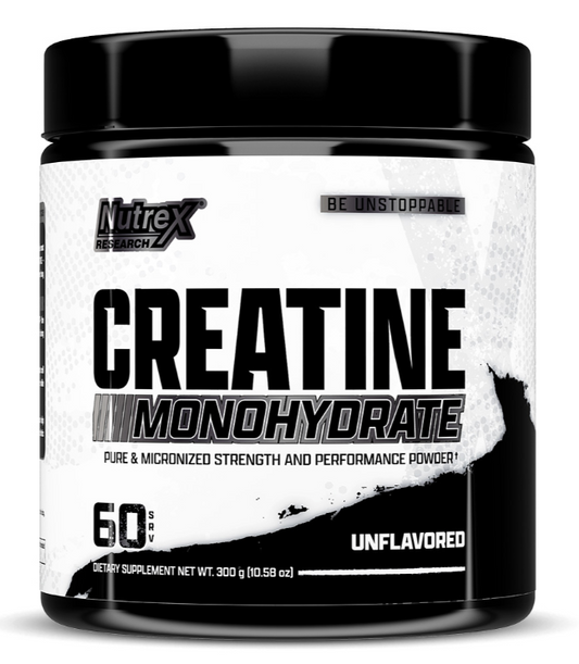 Nutrex Research Creatine Monohydrate, Unflavored, 60, Powerful Muscle Enhancer